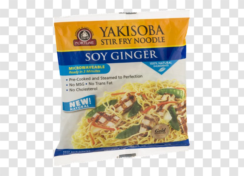 Vegetarian Cuisine Yakisoba Fried Noodles Recipe - Ginger Transparent PNG