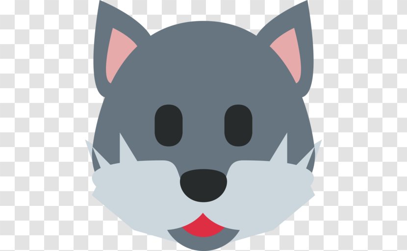 Emojipedia Wolf WhatsApp Image - Emoji Transparent PNG