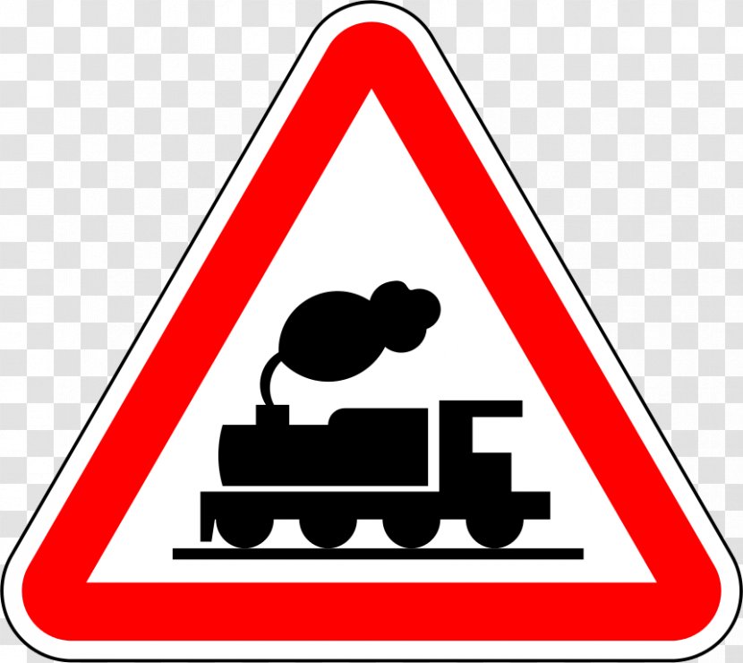 Traffic Sign Level Crossing Text - Portugal Map Transparent PNG