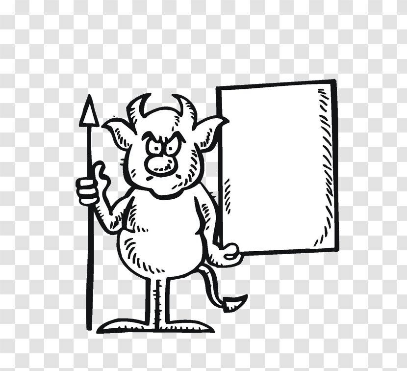 Coloring Book Satanism Of Satanic Magic Illustration - Text - Thorny Devil Transparent PNG