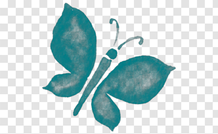Leaf Petal Flower Font Turquoise Transparent PNG