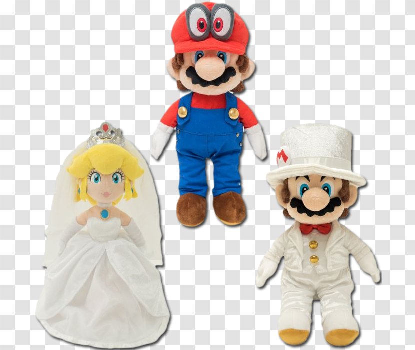 Super Mario Odyssey Princess Peach Stuffed Animals & Cuddly Toys Plush - Figurine Transparent PNG