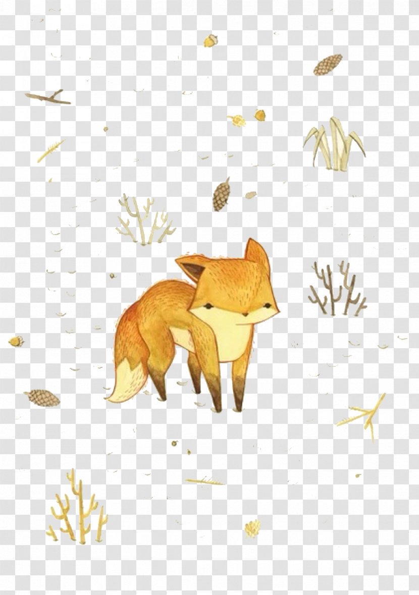 Fox Painting Art Illustration - Artist Transparent PNG