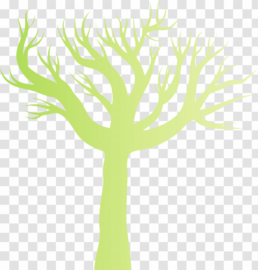 Green Tree Leaf Yellow Plant Transparent PNG