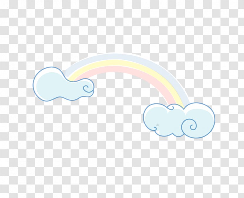 Cartoon Rainbow Cloud - Designer - Clouds Transparent PNG