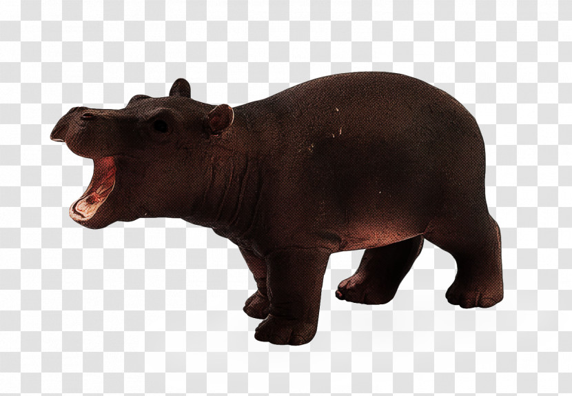 Animal Figure Tapir Figurine Snout Toy Transparent PNG
