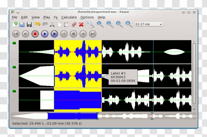 Computer Program Audio Editing Software KDE Sound Editor - Tree - Watercolor Transparent PNG