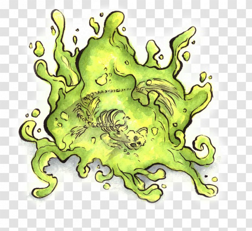 Invertebrate Legendary Creature Clip Art - Green - Watercolor Jellyfish Transparent PNG