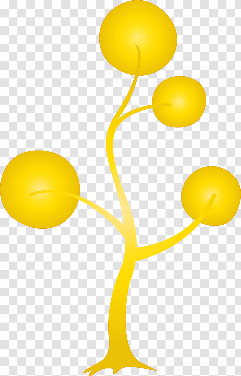 Yellow Smile Balloon Transparent PNG