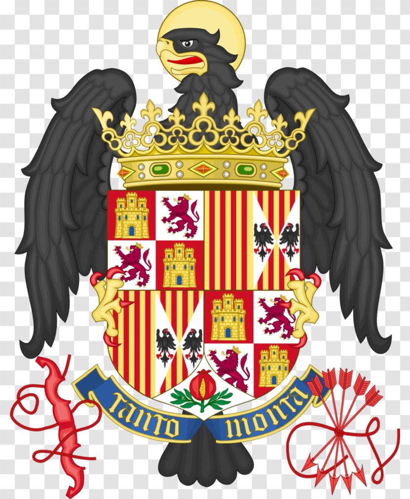 Coat Of Arms Spain Crown Castile Royal Standard - Isabella I - Aragon Vector Transparent PNG
