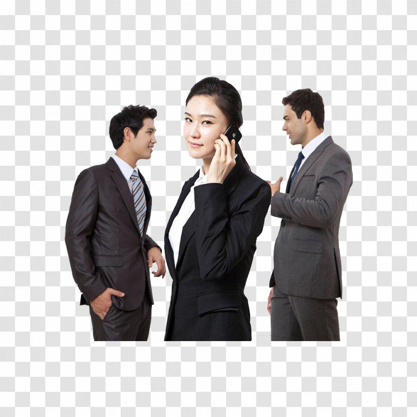 Business Loan - Formal Wear - People Communicate With Phone Transparent PNG