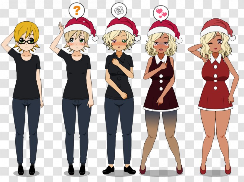 Uniform Christmas Cartoon Human Behavior - Tree Transparent PNG