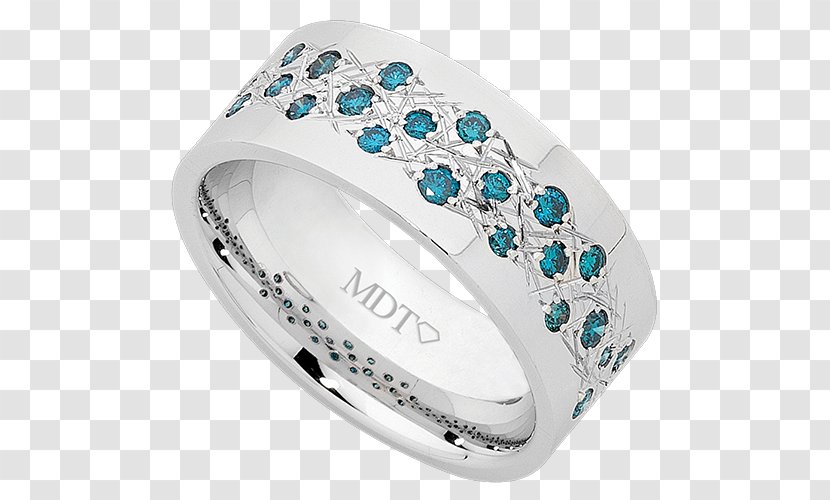 Wedding Ring Silver Body Jewellery - Frame - Sky Blue 2 Piece Dresses Transparent PNG