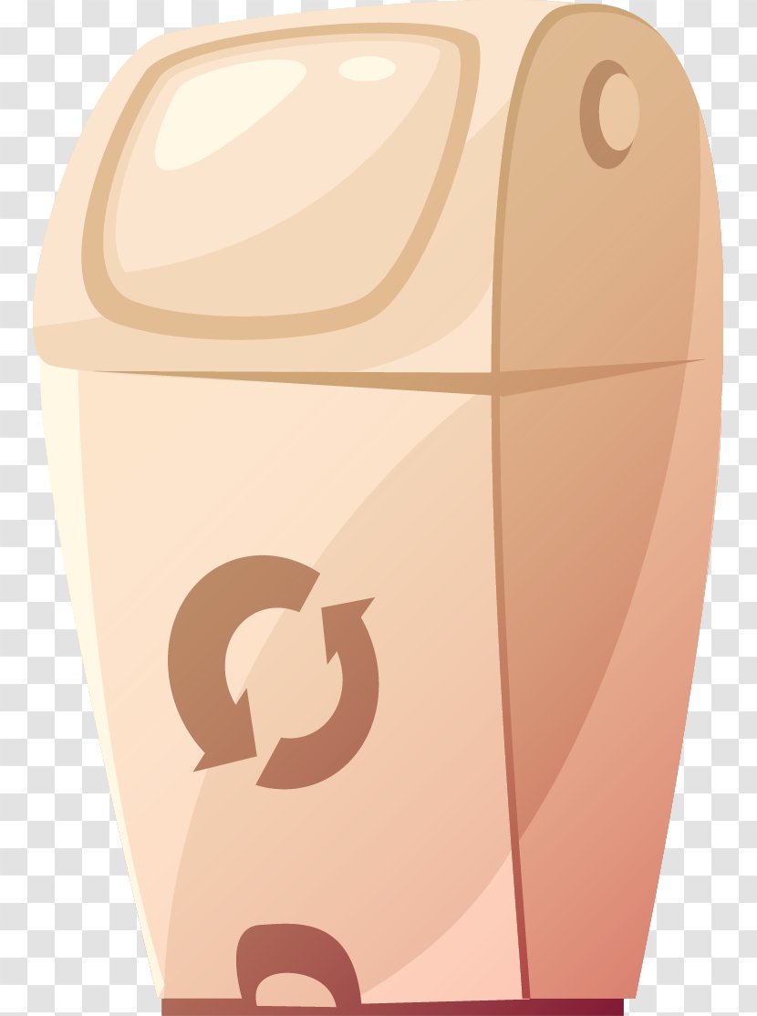 Waste Container Illustration - Tree - Hand-painted Trash Can Transparent PNG