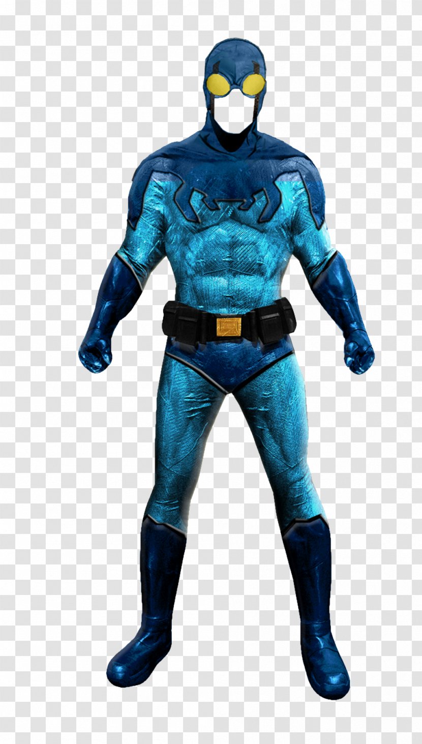 Blue Beetle Ted Kord Lex Luthor Booster Gold Comic Book - Action Figure Transparent PNG