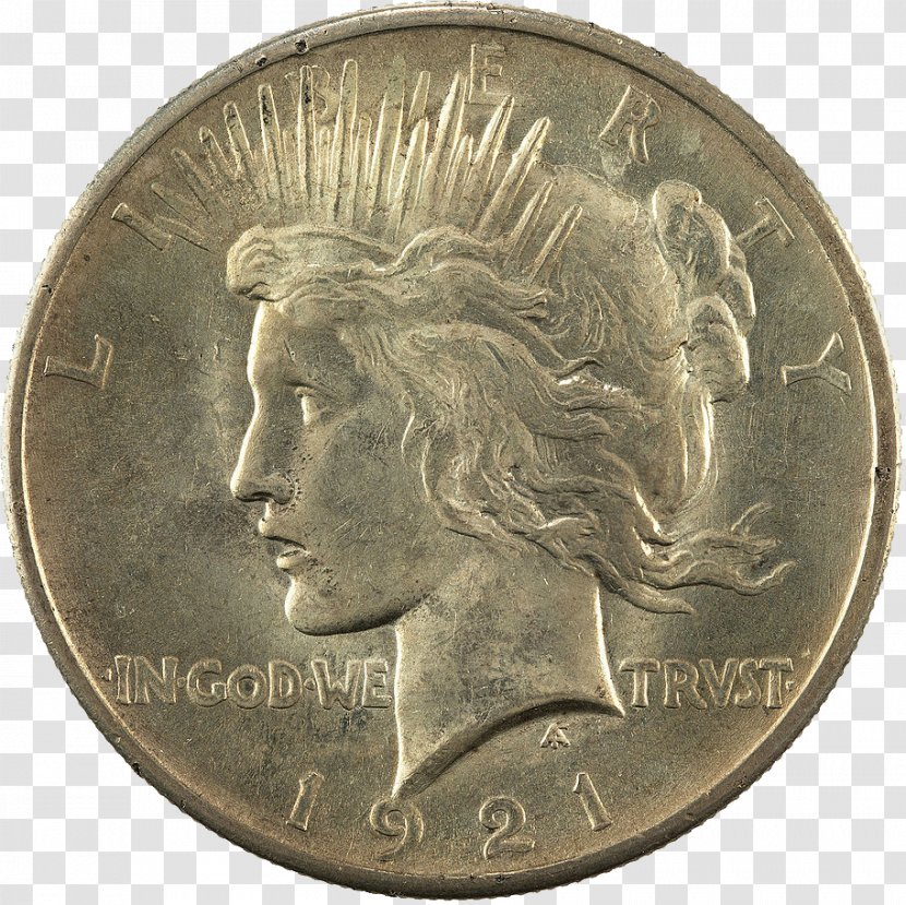 Dime Peace Dollar Morgan Coin United States Transparent PNG