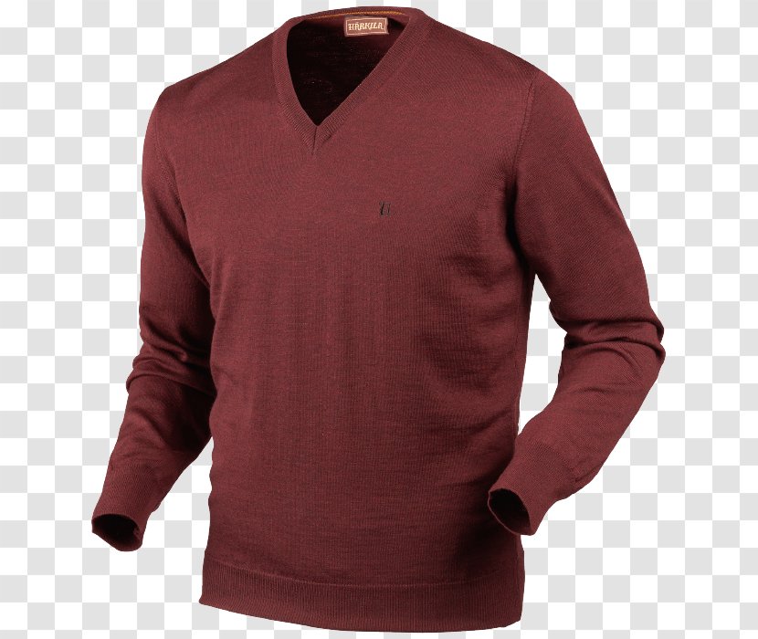 Sweater T-shirt Sleeve Clothing Jumper - Button Transparent PNG