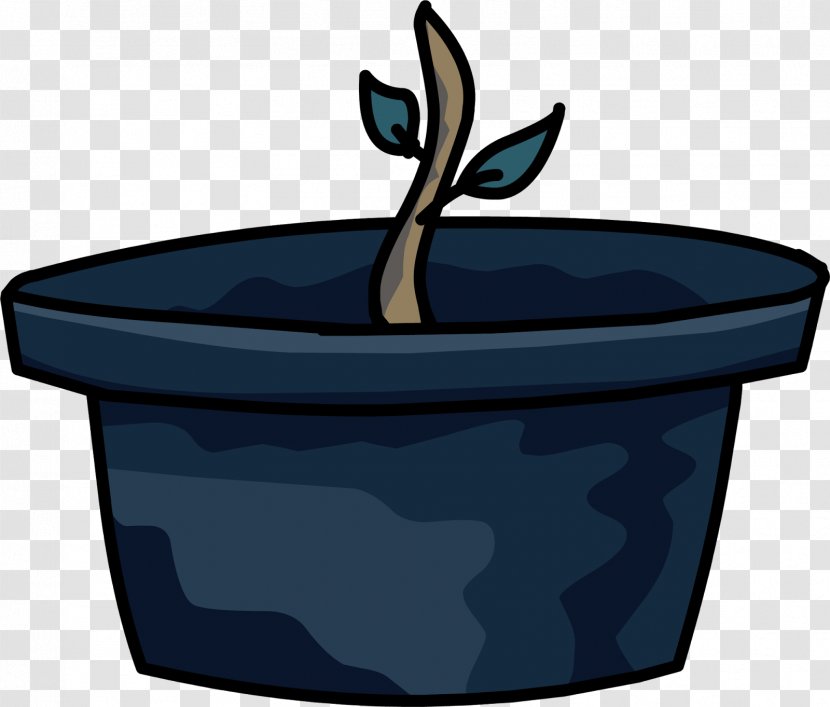 Plant Cobalt Blue Flowerpot Transparent PNG
