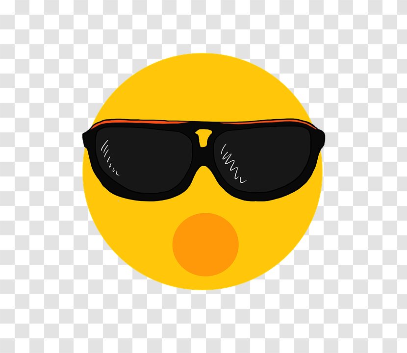 Sunglasses Smiley Emoji Emoticon - Glasses Transparent PNG