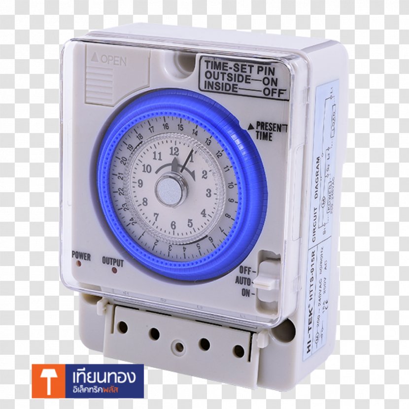 Clock Time Switch Electric Battery Electricity Transparent PNG