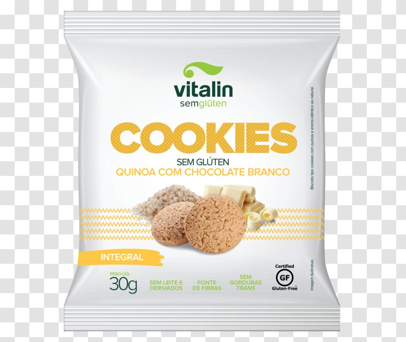 Milk White Chocolate Gluten Vitalin Alimentos Ltda. Snack - Cereal Transparent PNG