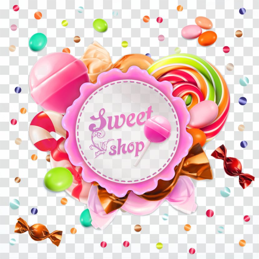Lollipop Candy Euclidean Vector - Stick - Border Picture Material Transparent PNG