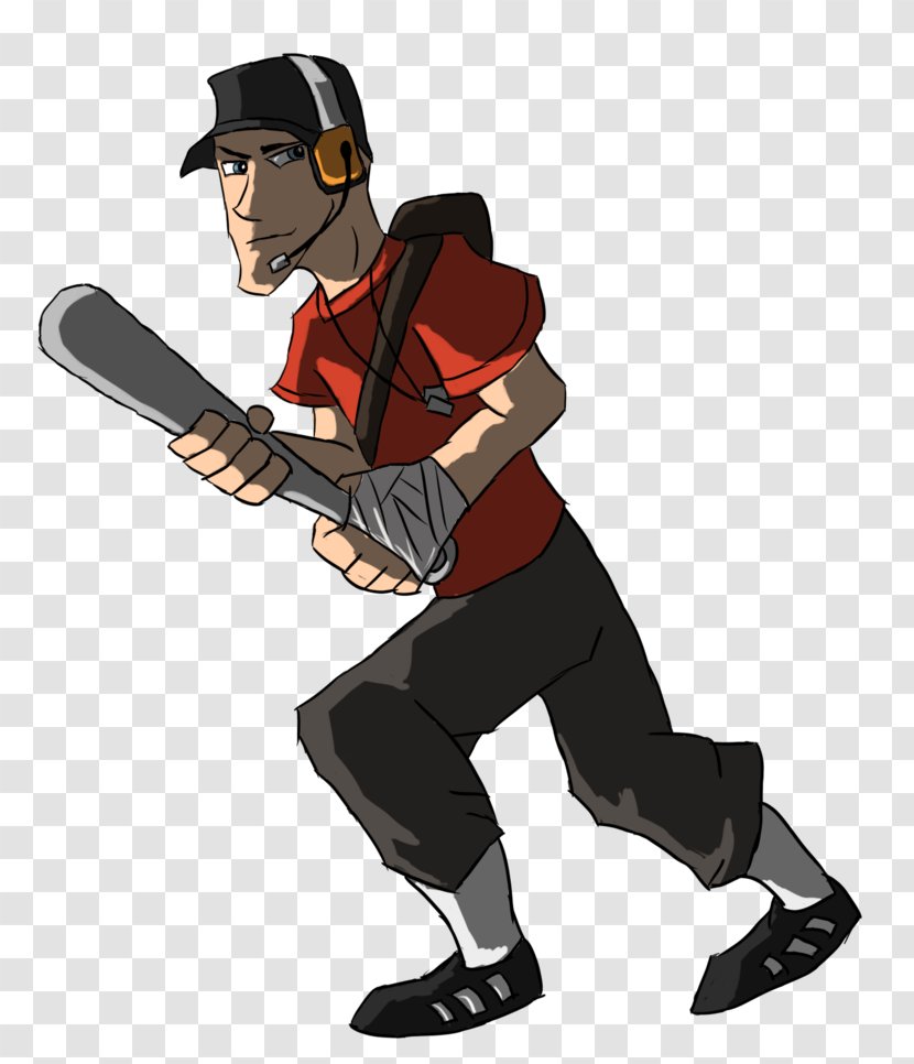 Team Fortress 2 Cartoon Drawing Animated Film Valve Corporation - Scout Transparent PNG