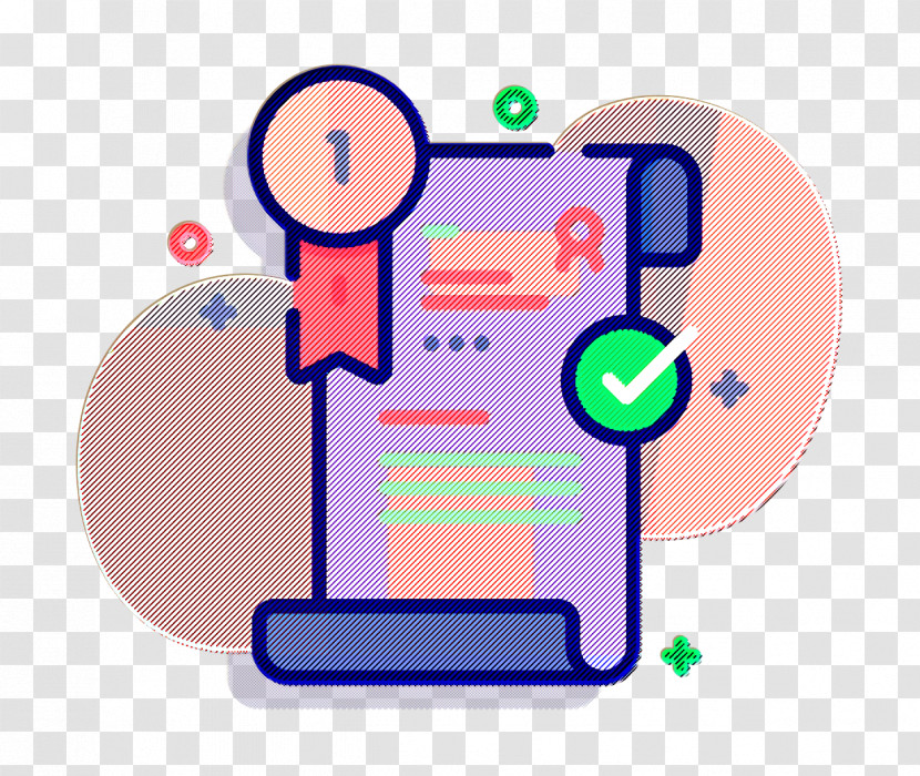 Contract Icon Marketing Icon Transparent PNG