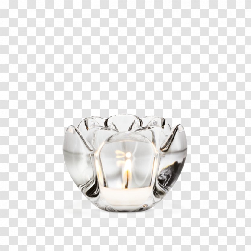 Holmegaard Tealight Candlestick Glass Copenhagen - Candle - Lotus Lantern Transparent PNG