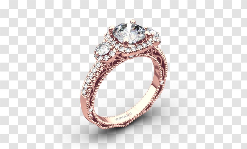 Engagement Ring Wedding Diamond - Ceremony Supply - Rose Gold Marble Transparent PNG