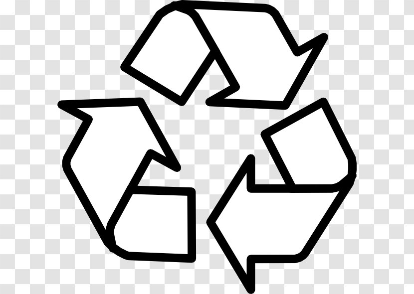 Recycling Symbol Clip Art - Area - Arrows Transparent PNG