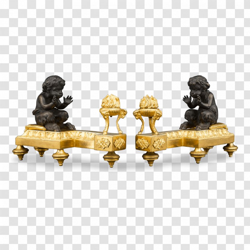 Andiron Brass Bronze Ormolu Fireplace Transparent PNG