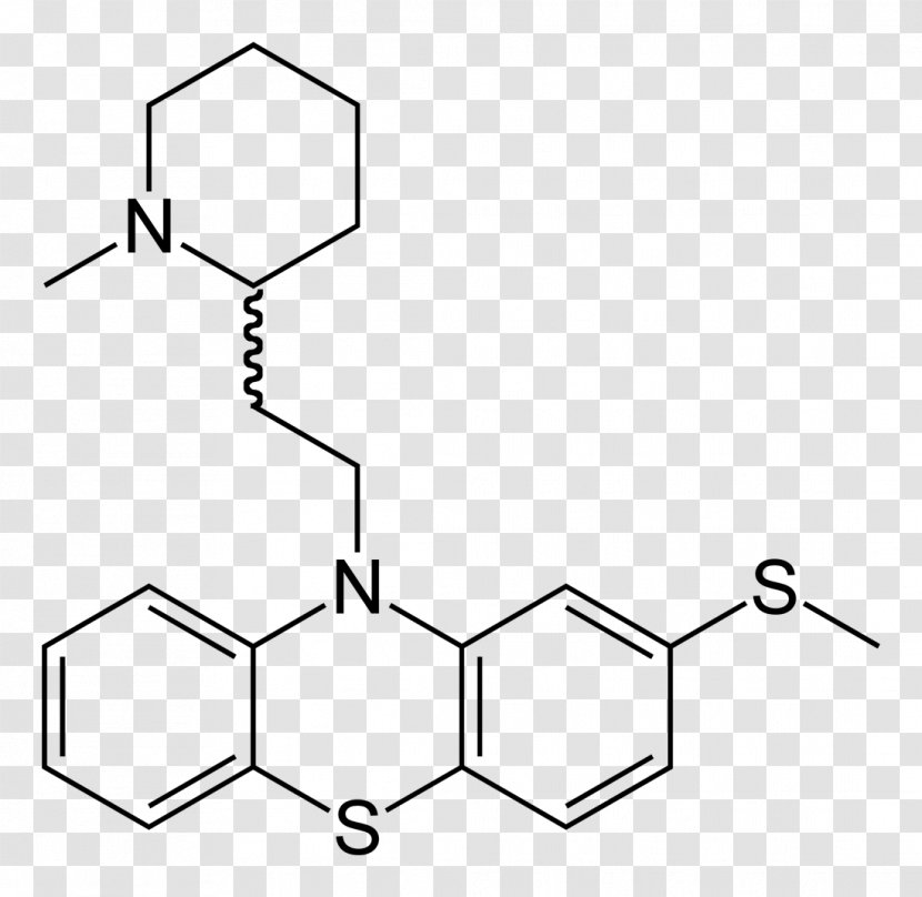 Chlorpromazine Typical Antipsychotic Pharmaceutical Drug Tricyclic - Skeleton Transparent PNG