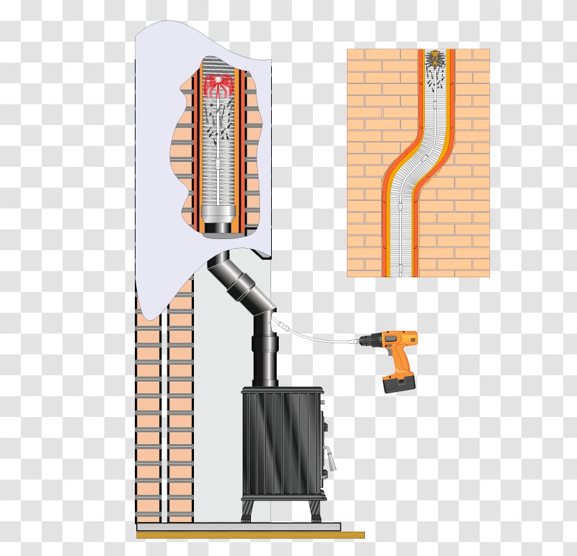 Flue Chimney Sweep Cleaner Cleaning Transparent PNG