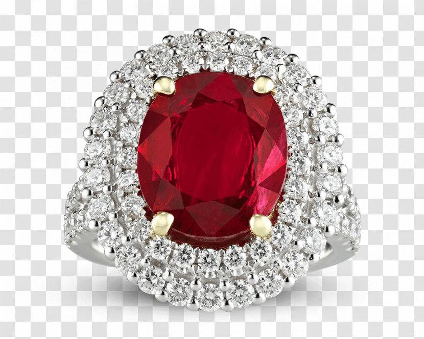 Ruby Ring Carat Diamond Jewellery - Garnet Transparent PNG