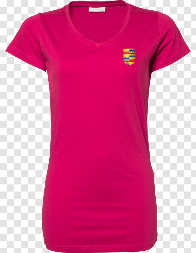 T-shirt Pink Sleeve Clothing - Active Shirt Transparent PNG