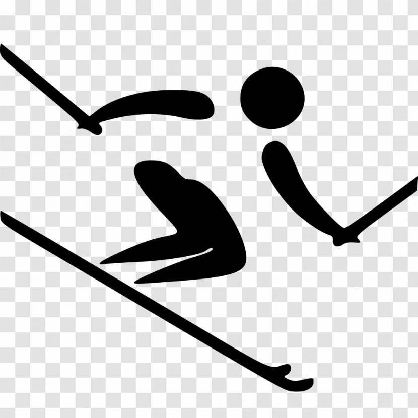 2018 Winter Olympics 1952 Olympic Games Alpine Skiing At The - Symbols - Ski Transparent PNG