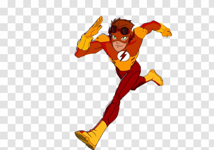 Kid Flash Wally West - Animation - File Transparent PNG