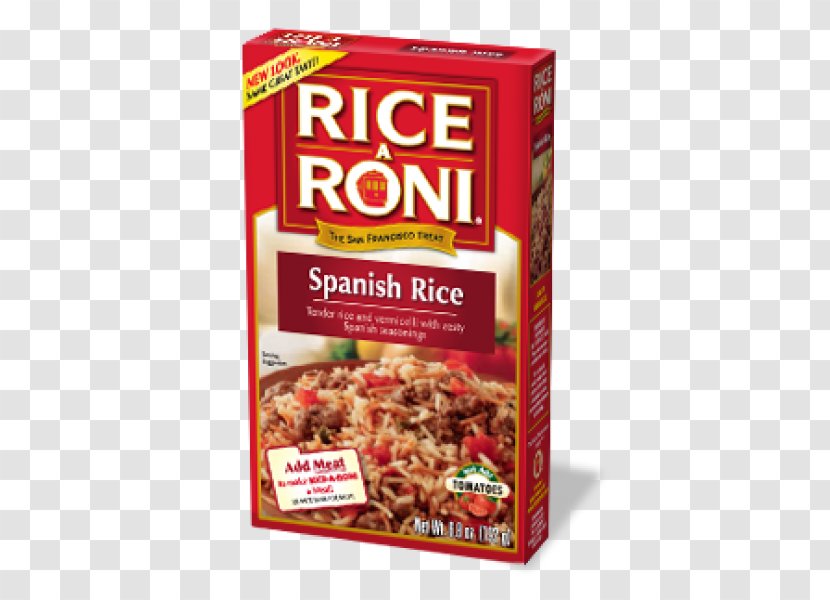 Rice-A-Roni Dirty Rice Pasta Food - Flavor - Spanish Transparent PNG