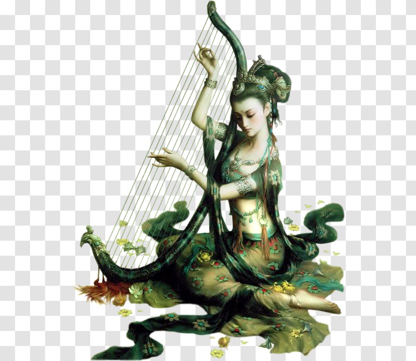 Dunhuang Oil Painting Fairy Art - China Transparent PNG