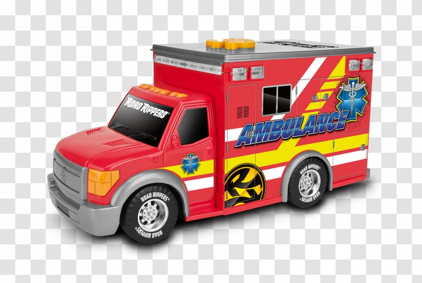 Fire Engine Car Road Rippers 14 Rush & Rescue - Lights And Sounds Hatzolah Ambulance - Hook Ladder Truck Department 12`` RescueCar Transparent PNG