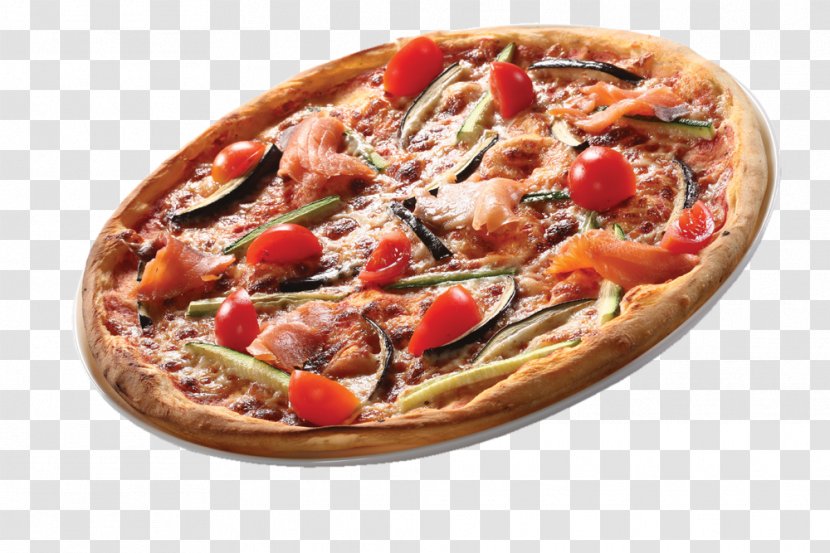 California-style Pizza Sicilian Cuisine Cheese - Dish Transparent PNG
