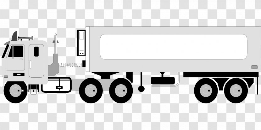 Peterbilt Car Semi-trailer Truck Clip Art - Motor Vehicle - Lorry Transparent PNG