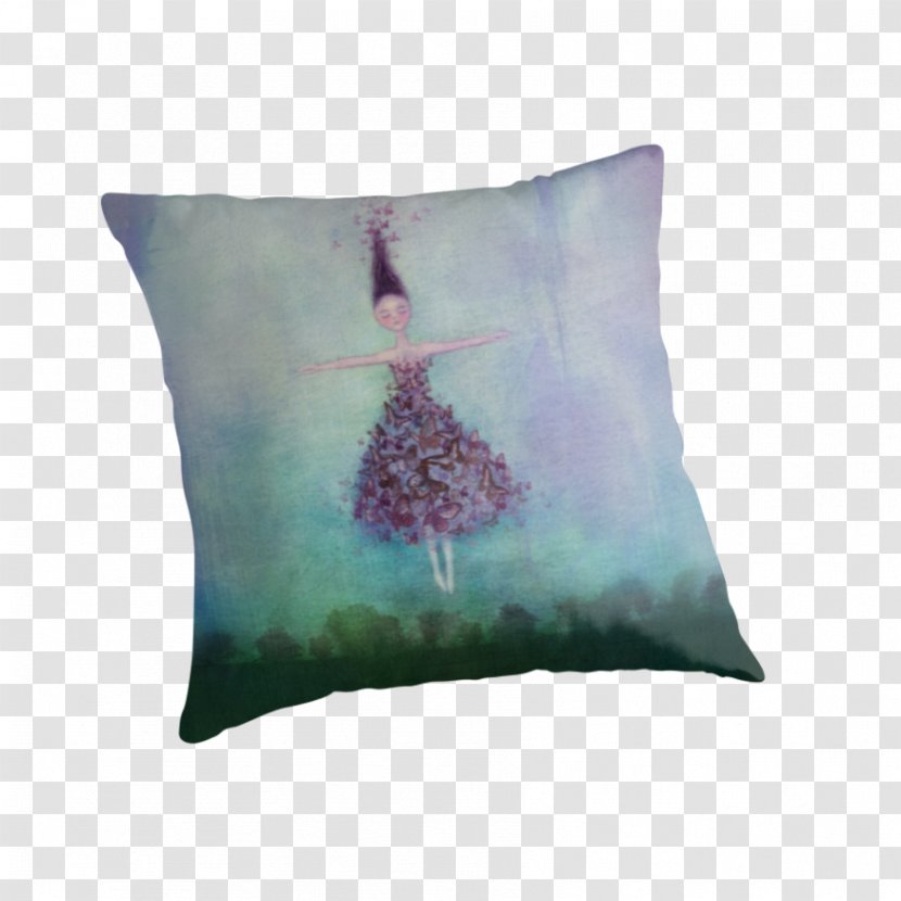 Throw Pillows Cushion T-shirt Textile - Purple - Transformation Go Pillow Transparent PNG