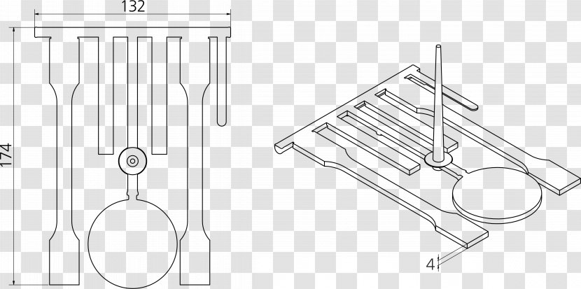 Door Handle Car Drawing Furniture - White Transparent PNG