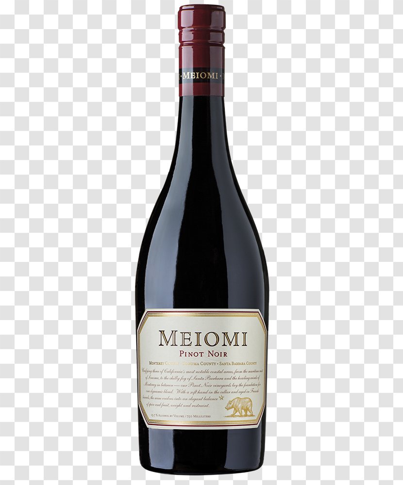 Meiomi Pinot Noir Red Wine Russian River Valley AVA - Bottle - California Volcanic Activity Transparent PNG