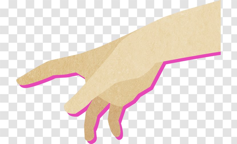 Thumb Cartoon Pink M Line Animal Transparent PNG