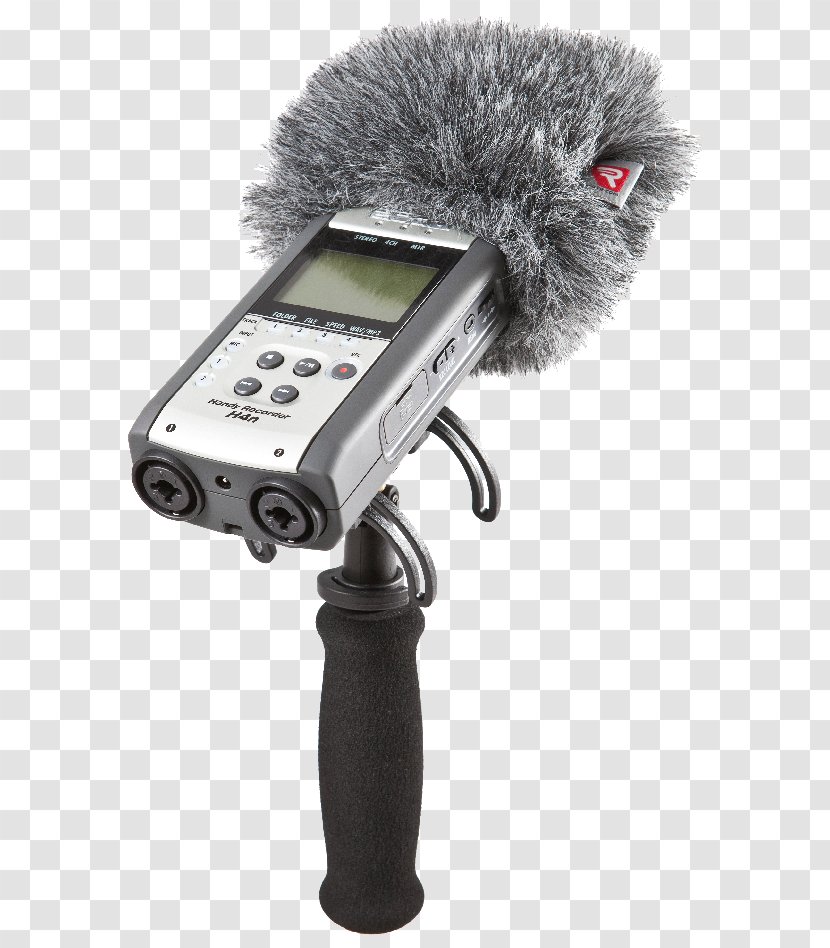 Microphone Zoom H4n Handy Recorder Sound Recording And Reproduction H2 ZOOM Pro - Shock Mount Transparent PNG