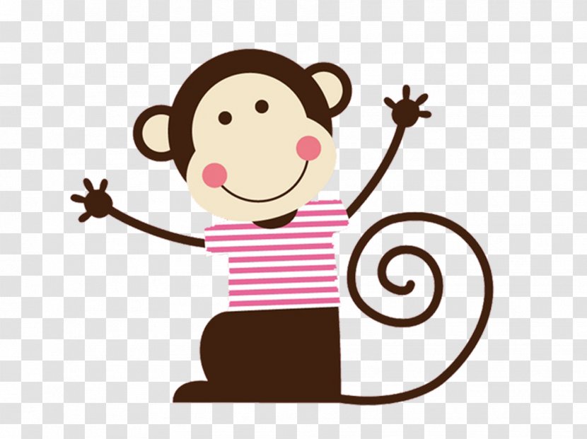 Wedding Invitation Greeting Card Birthday - Child - Happy Monkey Transparent PNG