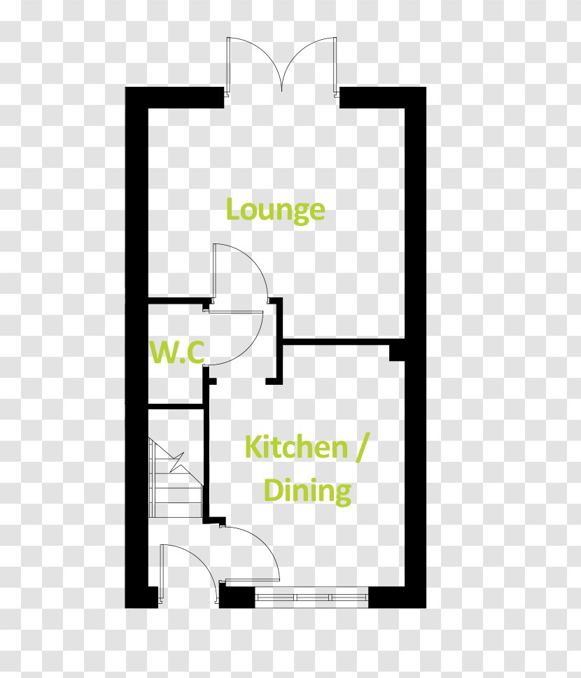 Keepmoat Homes - Rectangle - Limehurst Village Development House Bedroom Floor PlanVillage Road Transparent PNG